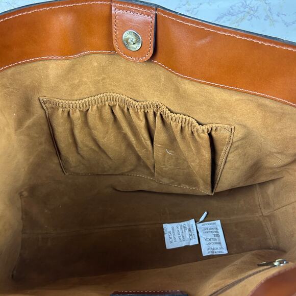 Patricia Nash Cameley Tote Tan Leather NWT - Picture 5 of 6
